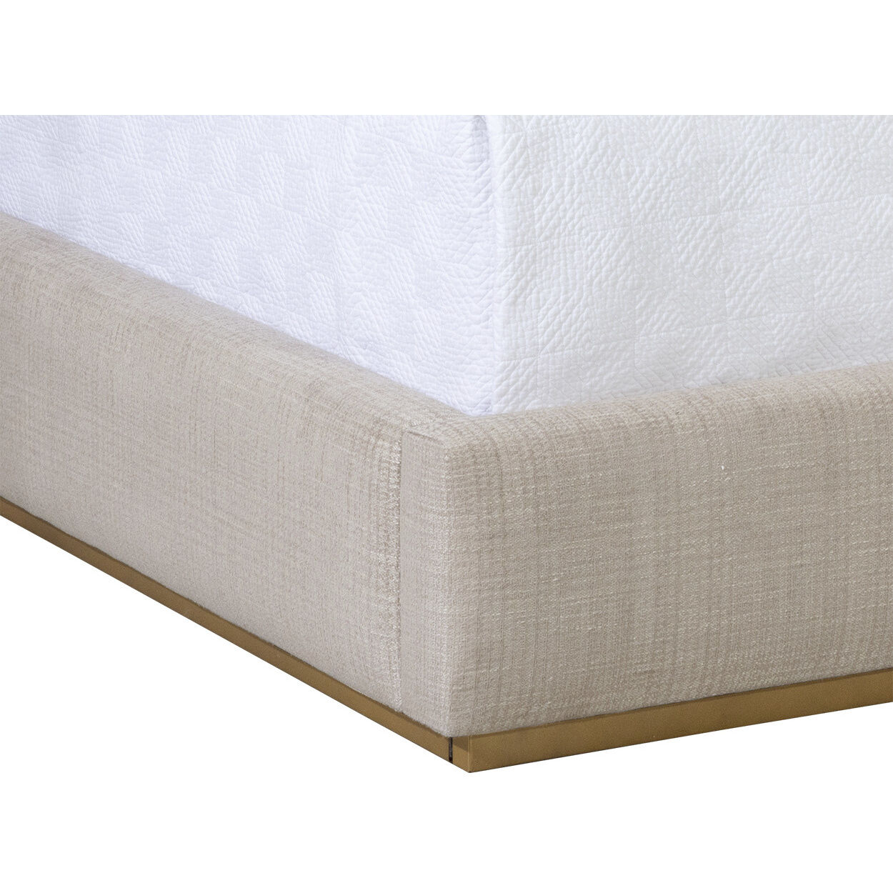 Danbury Naya Check Cream Bed, King